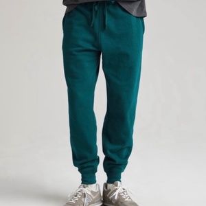 Richer Poorer Recycled Fleece Sweatpants in Garden Green